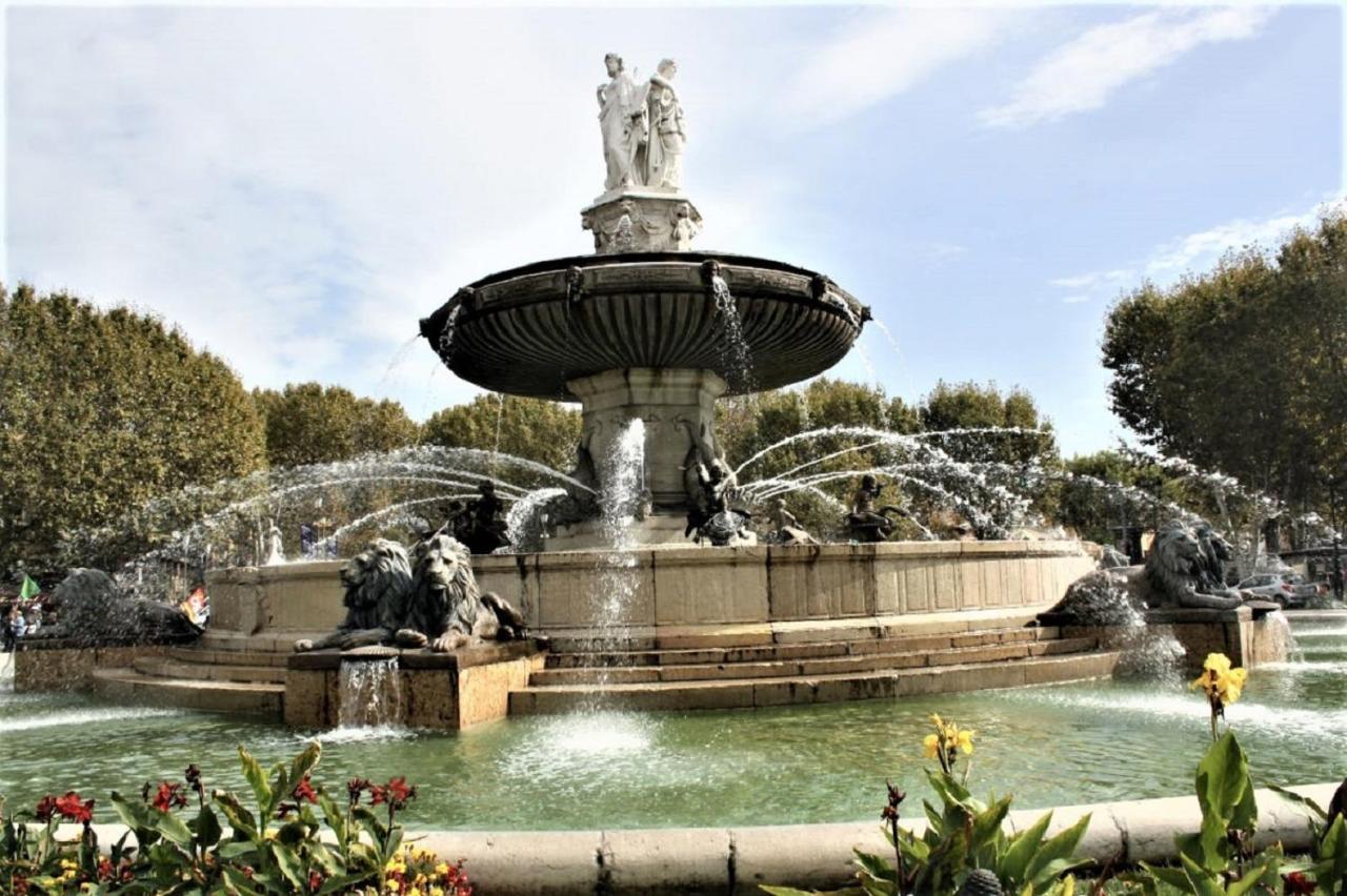 אקס-אן-פרובאנס Blue Fountain Luxueux Studio Aix Centre Historique -Wifi-Smart Tv- מראה חיצוני תמונה